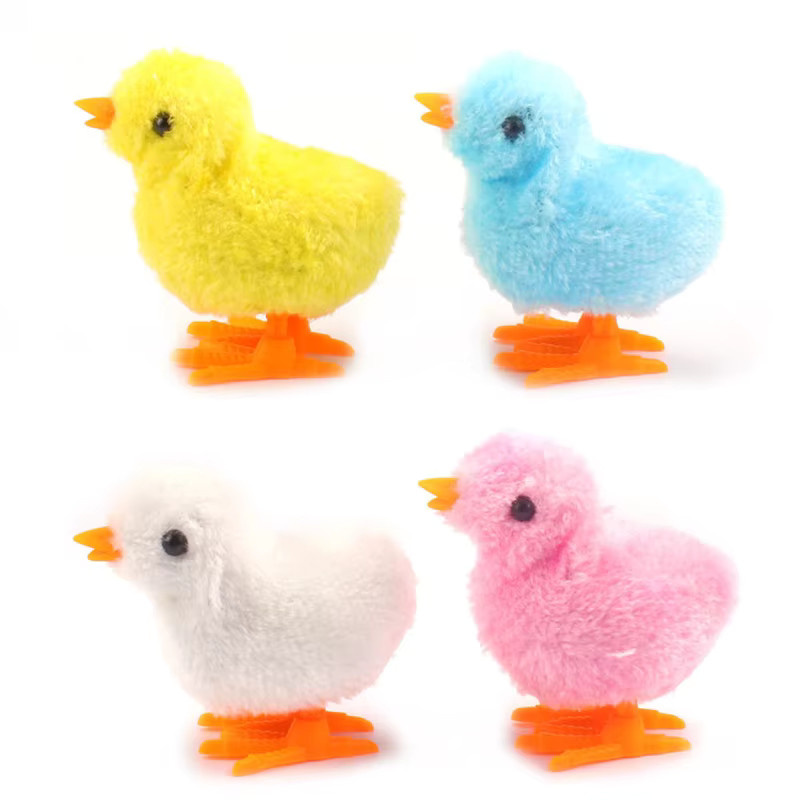 Cartoon Plüsch Huhn Uhrwerk Katze, Interaktives Spielzeug, Bunt / Mehrfarbig - Bild 2
