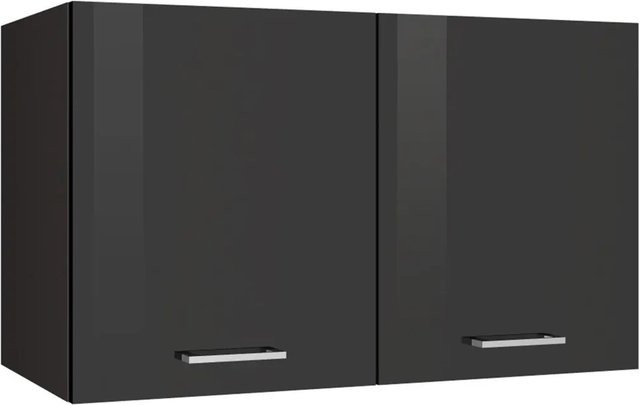 Held Möbel Küchen-Hängeschrank Mailand in Graphit Hochglanz, Höhe: 100 cm - Bild 1