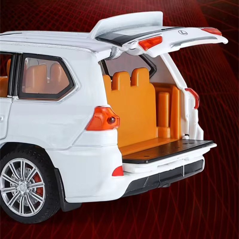 HAOCHI Lexus LX570 SUV, Auto Modell, 1:32, Metall, mit Sound und Licht - Bild 4