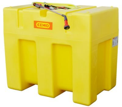 CEMO Mobile Bewässerungssystem BWS 30-PE in Gelb mit 600 Litern Fassungsvermögen und 30 l/min Förderleistung, L 1160 x B 760 x H 1020 mm - Bild 1