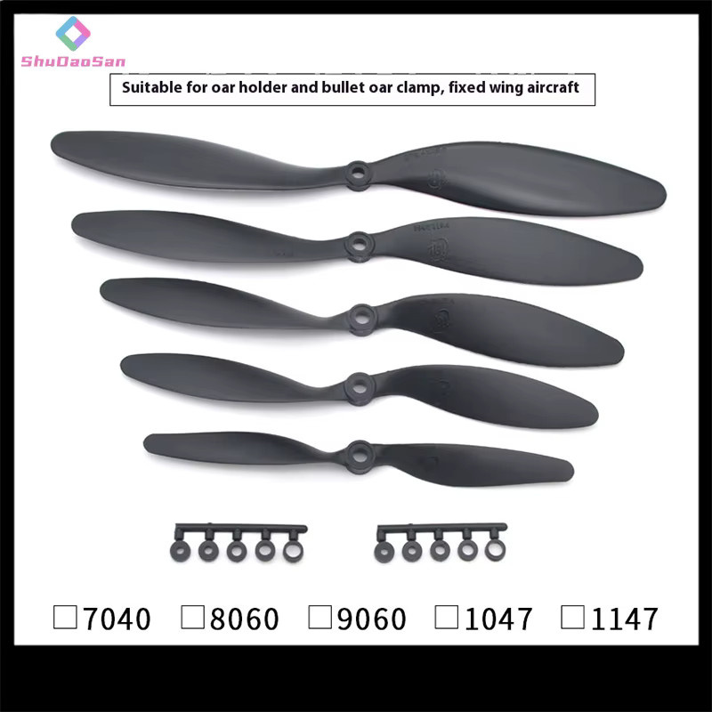 EVYVKV Flugzeugpropeller mit festem Flügel, Zubehör, Kunststoff, Schwarz - Bild 3