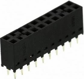 Molex Einbau-Buchsenleiste Standard Schwarz 20 Pol mit 2.54mm Rastermaß - Bild 1