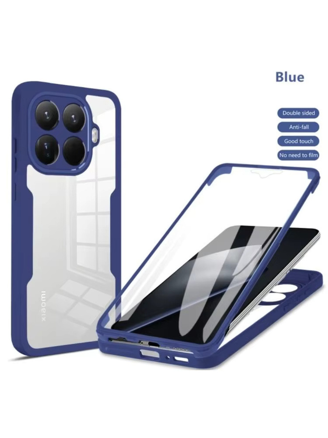 Transparente 360 Grad Handyhülle mit Displayschutzfolie für Xiaomi 15T Redmi K90 Note 15 Pro Plus F8 Ultra - Bild 5