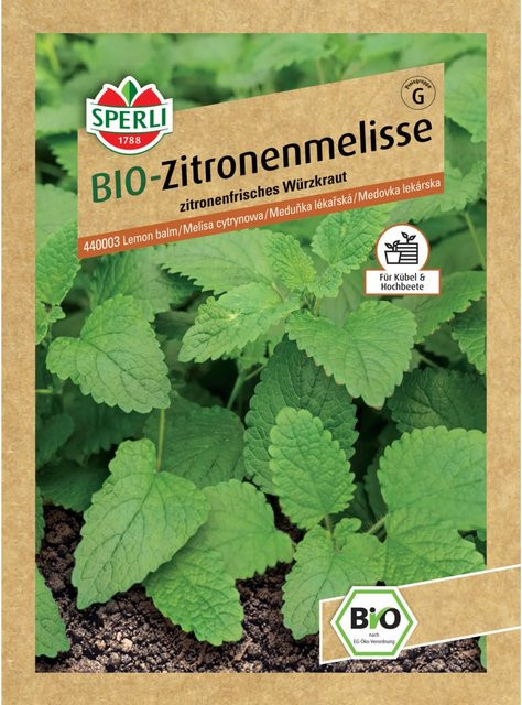 Sperli Bio Zitronenmelisse Würzkraut - Bild 1