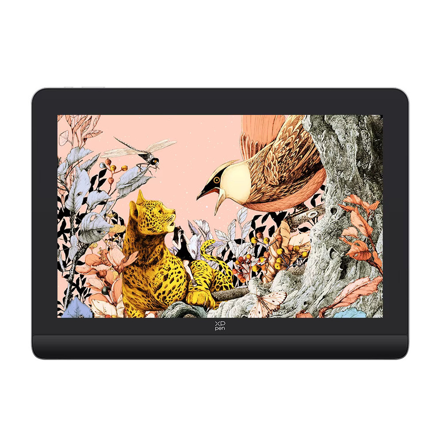 XPPen Artist Pro 14 16 (Gen 2) Grafik-Tablet-Monitor mit 16K Druckstufe, X3 Pro Stylus und Android-Unterstützung, Schwarz - Bild 4