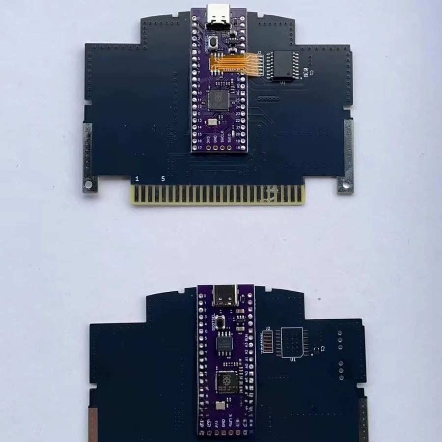 SHIQIAN N64 Flash-Karte mit aktualisiertem Spielkatalog in Schwarz, Retro-Speicherkarte mit Everdrive-Unterstützung für N64 und GBC-Spiele - Bild 1