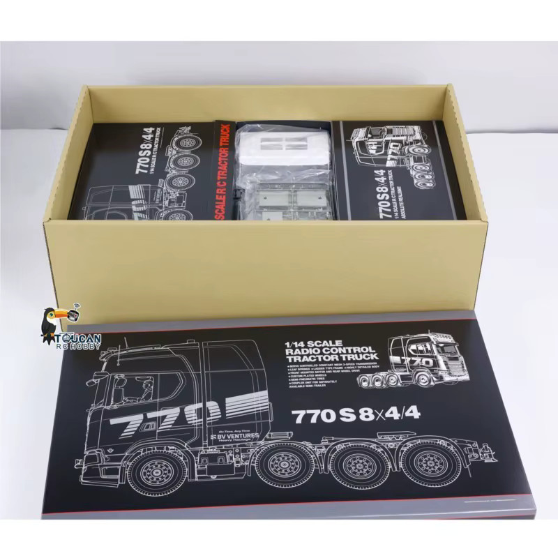 Wheelfun RC Traktor-Truck 56371, ferngesteuertes Auto-Modell-Kit, 1:14 - Bild 5