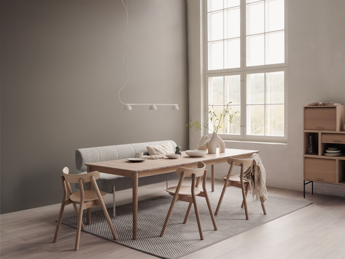 Northern Expand Tisch Rechteckig aus Eiche in Beige und Braun - Bild 1