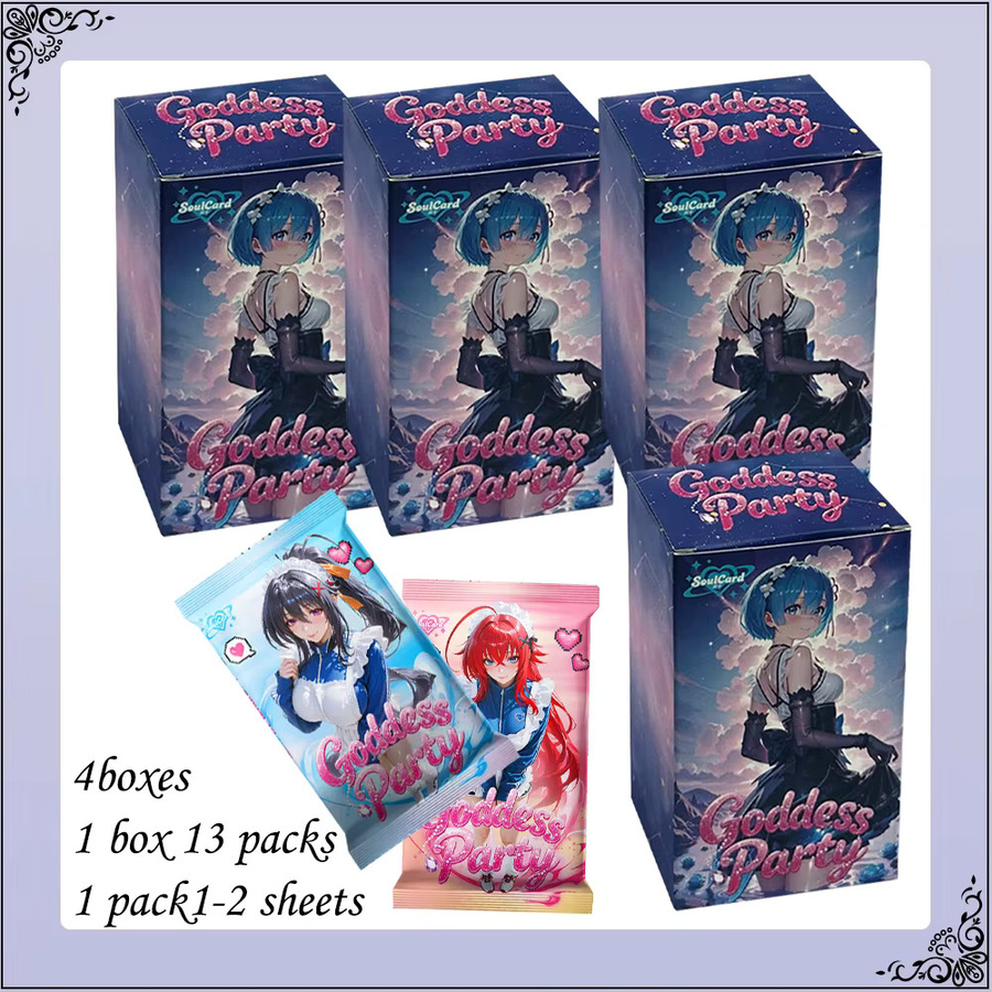 SoulCard Goddess Party Booster Box, Goddess Story Waifu CCG-Karten, Sammelbare Tauschkarten, Mädchen, ab 14 Jahre - Bild 2
