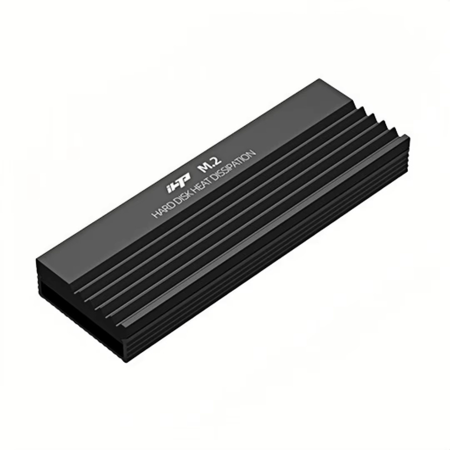 AuyiHomu Minimalistischer M.2 NVMe SSD-Kühlkörper aus Aluminium in Rot mit einfacher Gleitmontage - Bild 3