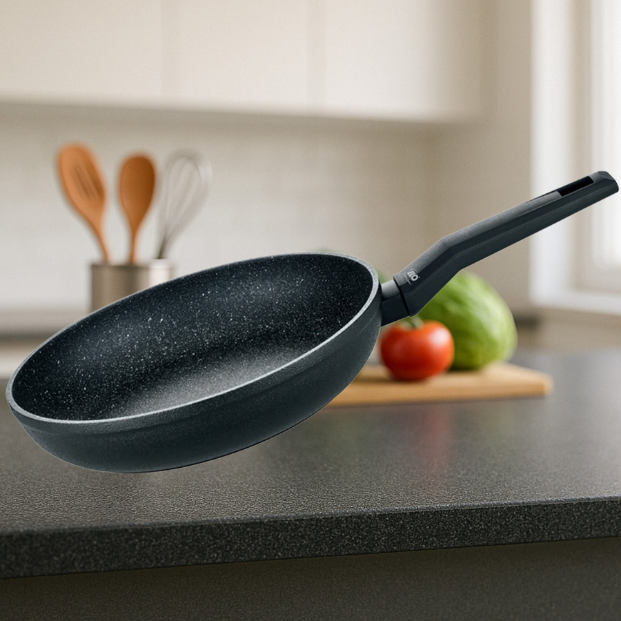 ELO Bratpfanne Granit Solution Schwarz mit Keramikbeschichtung Ø 28 cm - Bild 2