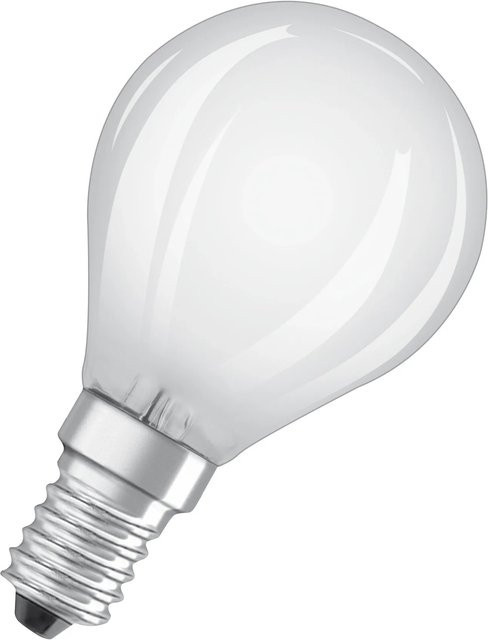 Osram LED Leuchtmittel E14 Tropfenform in Smokey Glas mit warmweißem Licht, 1,5 W - Bild 1
