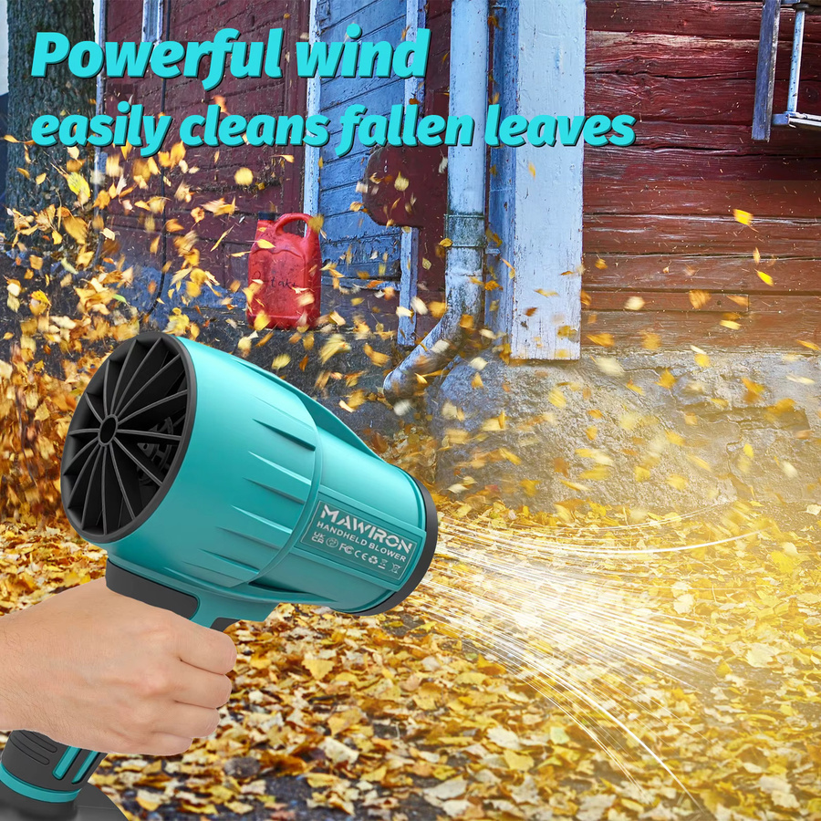 Makita LXT 18V Bürstenloser Akku-Laubbläser mit Turbo-Funktion und 3 Düsen in Türkis - Bild 4