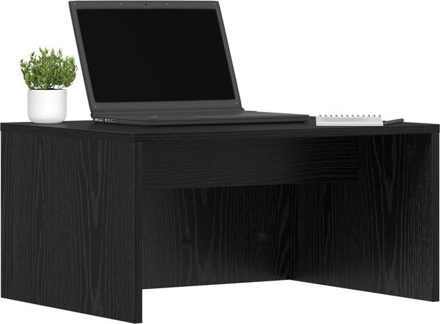Wandmontierter Schreibtisch Yiwydaa in Schwarz, B/T/H: 60 x 45 x 30 cm - Bild 1