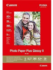 Canon Photo Paper Plus Glossy II PP-201 Fotopapier glänzend A3 20 Blatt - Bild 2