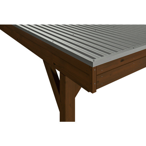 SKANHOLZ Carport Grunewald in Braun mit Firsthöhe: 243 cm, Breite: 321 cm, Tiefe: 554 cm - Bild 3