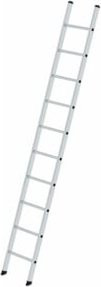 Günzburger Aluminium-Anlegeleiter mit 10 Sprossen in Silber - Bild 1