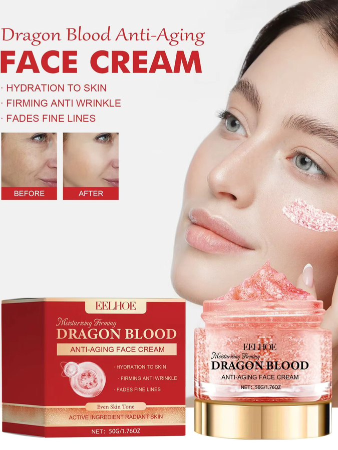 eelhoe Dragon's Blood Hyaluronsäure-Creme, Gesicht, Unisex - Bild 3