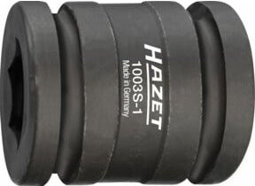 Hazet Schlag- und Maschinenschrauber-Adapter 1003S-1 mit 20 mm Vierkant hohl und Innen-Sechskant Profil in Schwarz - Bild 1