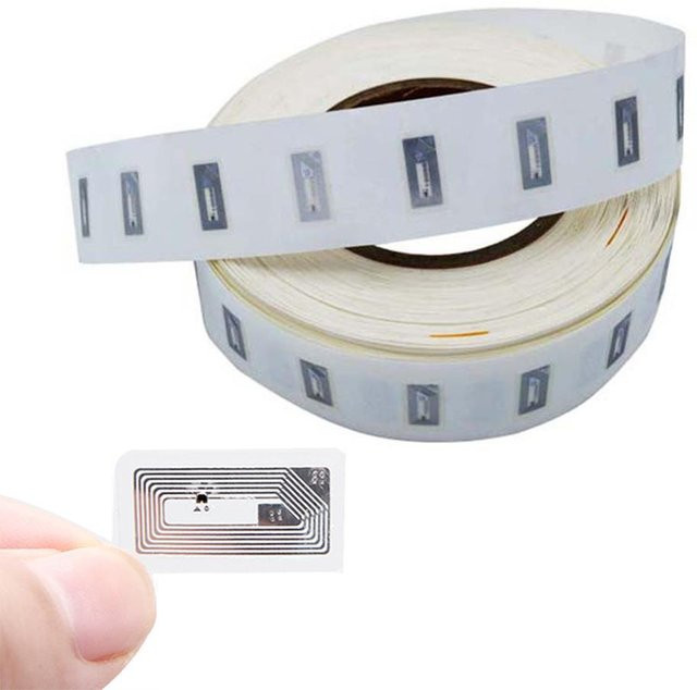 10 Stück NFC-Tags-Aufkleber mit NTAG215-Chip in Weiß für alle NFC-fähigen Geräte und Smartphones - Bild 1
