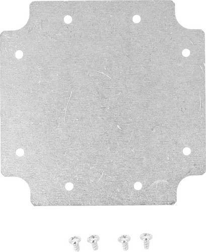 Hammond Electronics 1556DPL Innenplatte aus Aluminium in Silber, B: 10,5 cm x L: 10,5 cm - Bild 1