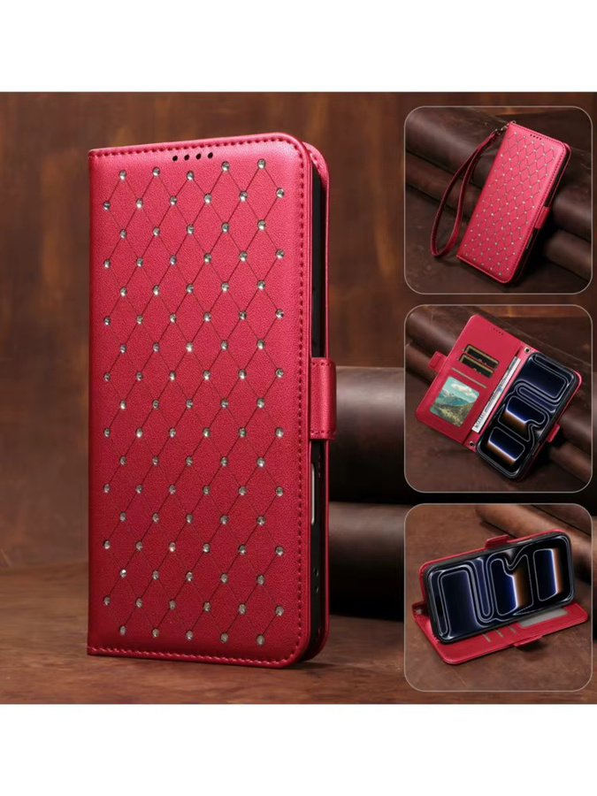 Samsung Galaxy Brieftaschenhülle aus Kunstleder für verschiedene Modelle wie A55 A35 A25 A15 A14 A13 A54 A34 A05S - Bild 7