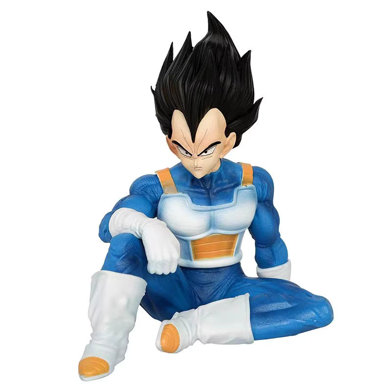 Bandai Dragon Ball Saiyajin Vegeta sitzend, Anime-Figur, Modell - Bild 3