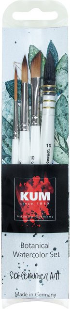 KUM Pinsel Set Botanical Schlemmer Art mit synthetischen Borsten für Profis - Bild 1