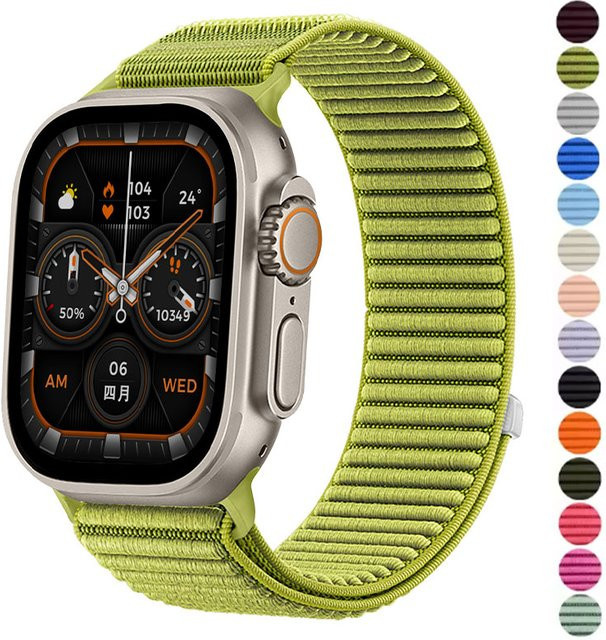 OAKCHARM Uhrenarmband Nylon, geflochten, Unisex - Bild 1