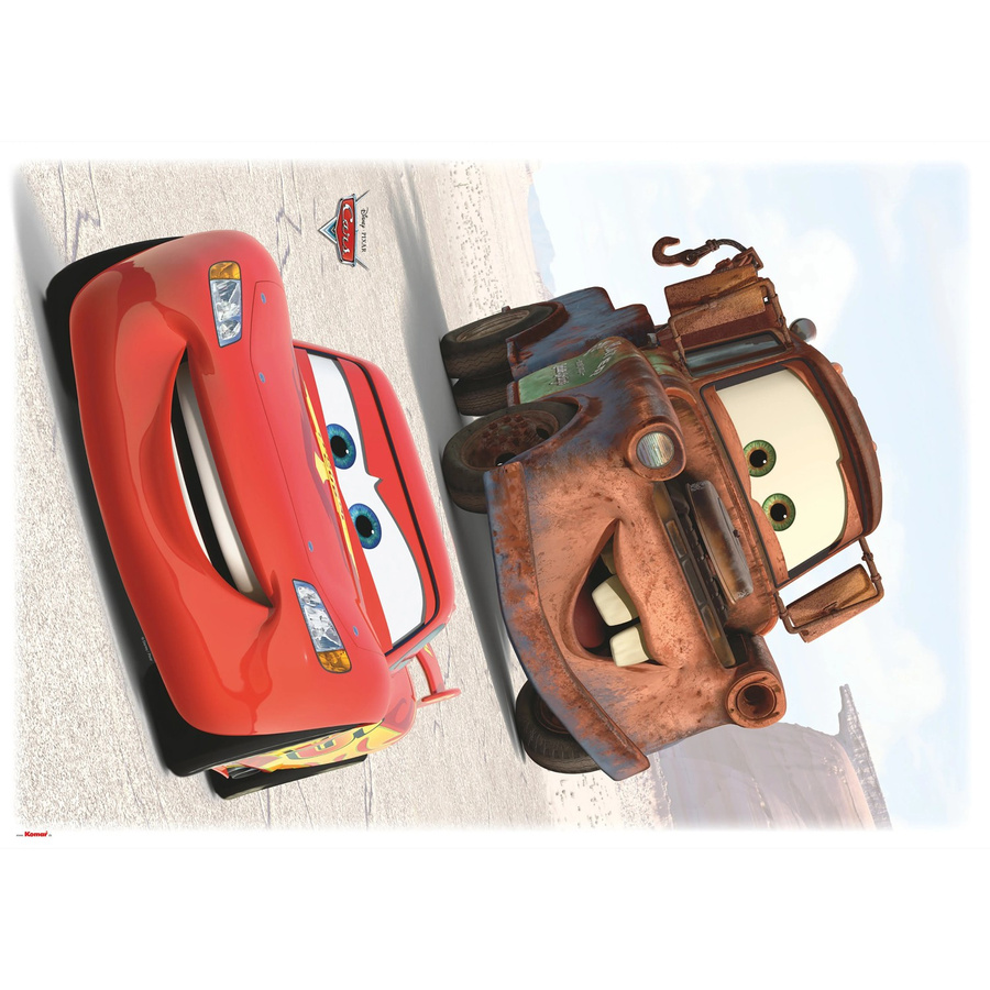 Komar Deco-Sticker Cars Friends, Mehrfarbig, Breite: 50 cm, Höhe: 70 cm - Bild 1