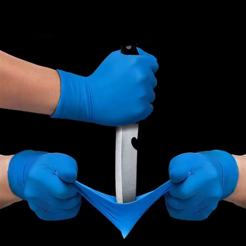 YUMARCH Einweg Nitrilhandschuhe Blau Größe S - Bild 2