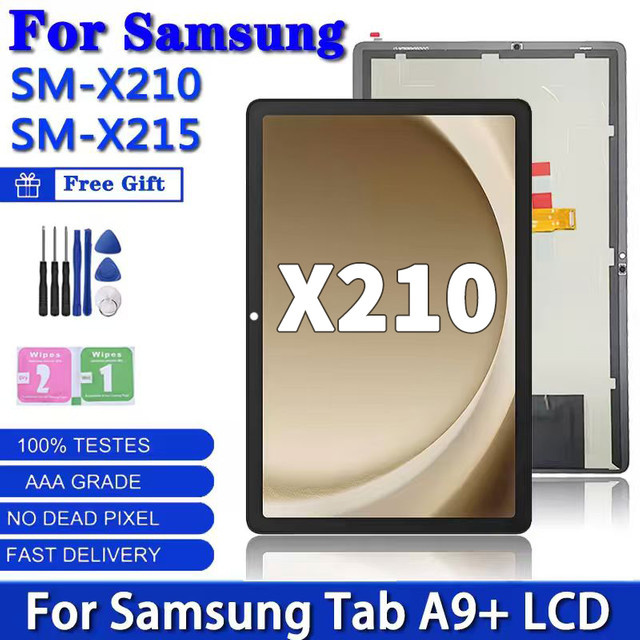 Samsung Tab A9+ A9 Plus LCD-Display Touchscreen-Panel Digitizer-Ersatzteil 11,0 Zoll in Schwarz - Bild 1