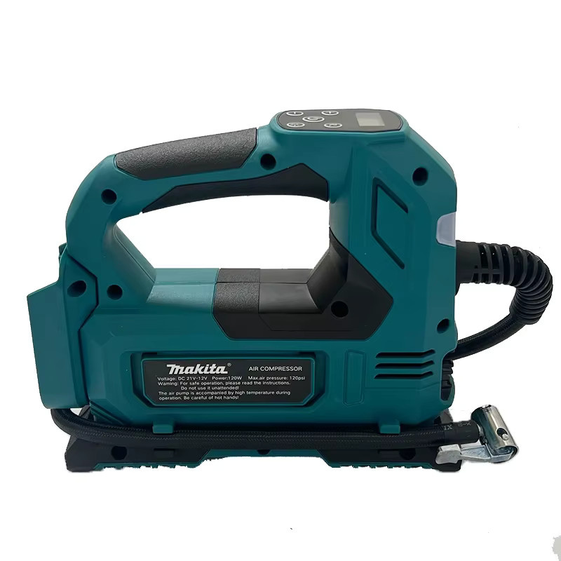 Makita Akku-Luftkompressor Handheld Reifeninflator 18V für Auto, Fahrrad und Bälle in Petrol - Bild 4