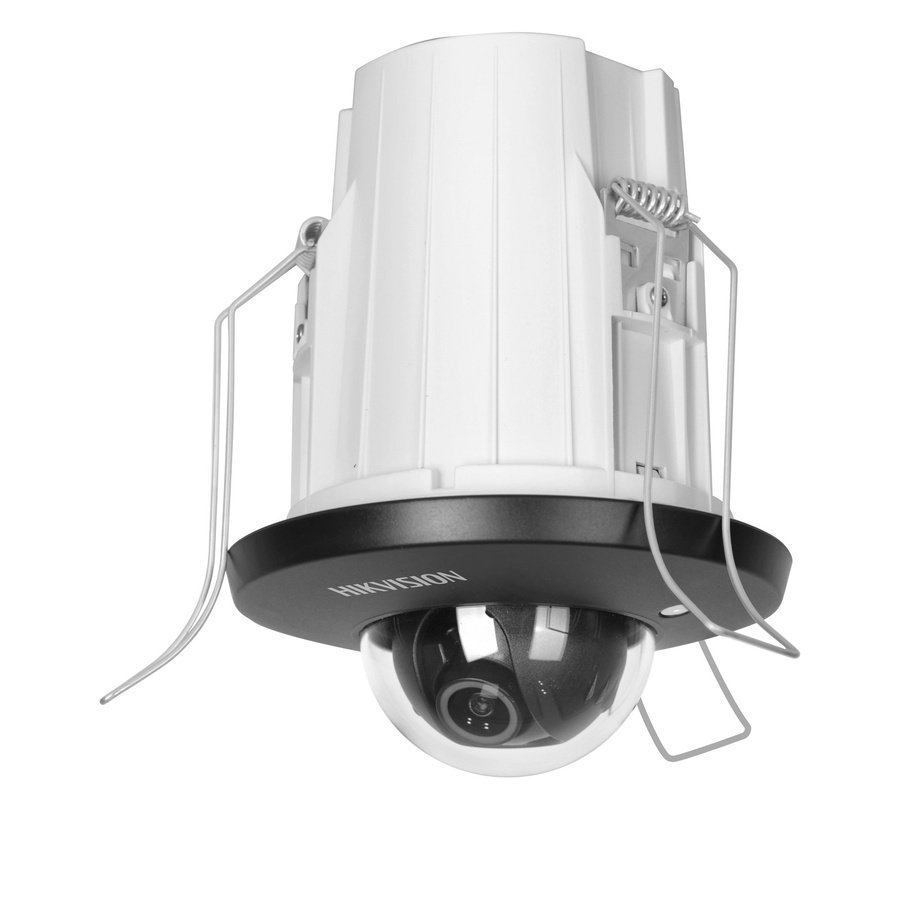 Hikvision DS-2CD2E43G2-U AcuSense Mini-Dome-Netzwerkkamera mit 4MP Auflösung, integriertem Mikrofon, Abdeckung in Weiß und Schwarz - Bild 2