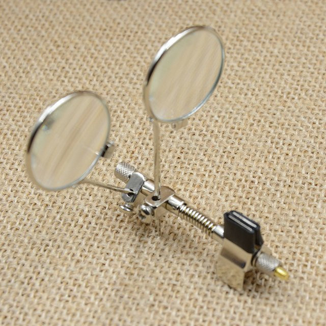 CAOWTAN Monokular Lupe, Edelstahl, Silber, 25 mm, Unisex - Bild 1