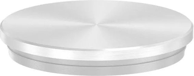 FeNau Rohrabschlussstopfen aus Edelstahl V2A in Silber für Rohre mit Ø 48,3 mm und 2,0 mm Wandstärke, flache Ausführung zum Einschlagen - Bild 1