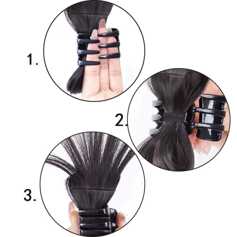 Haarclip für Damen, Synthetik - Bild 2