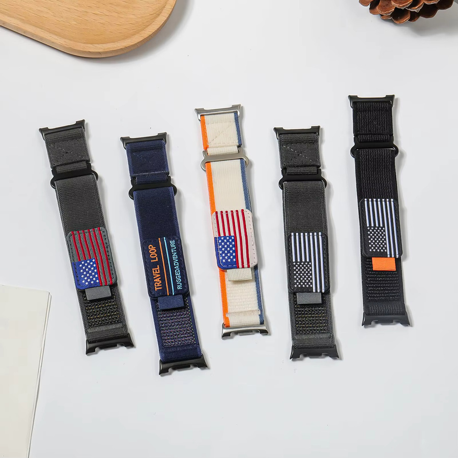 I LOVE LUO Trail Loop Uhrenarmband, Nylon, Schwarz, Unisex - Bild 3