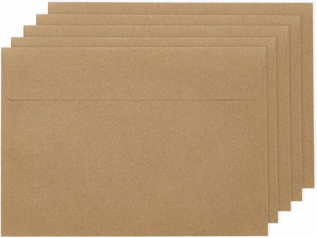 Rico Design Paper Poetry Renew Umschläge C6 aus Kraftpapier - Bild 1