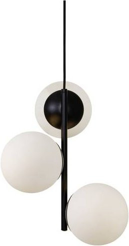 Nordlux Lilly 48603003 Pendelleuchte aus Glas in Schwarz mit E14 Fassung - Bild 1