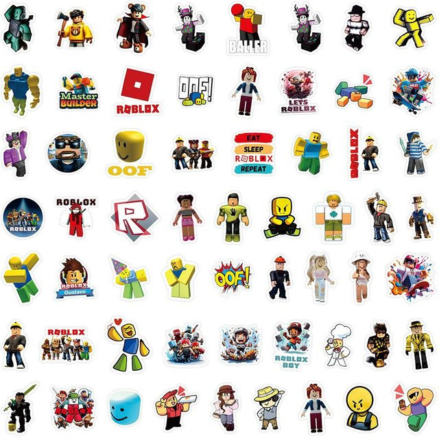 Roblox Graffiti Aufkleber 60-teiliges Set - Bild 1