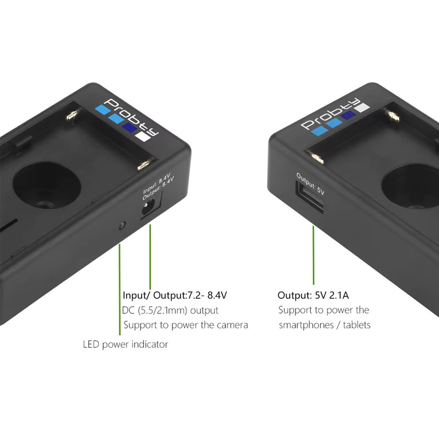 DR-E8 DC Koppler LP-E8 Dummy Batterie mit NP-F Batterie Adapterplatte für Canon EOS Rebel T5i T3i T4i T2i, Kiss X6 X5 X4 und 700D 650D in Schwarz - Bild 2