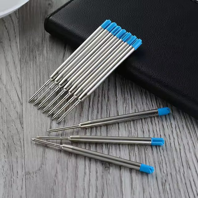 Kugelschreiberminen für Parker-Stifte mit mittlerer Spitze in Blau und Schwarz, 10 cm Länge - Bild 1