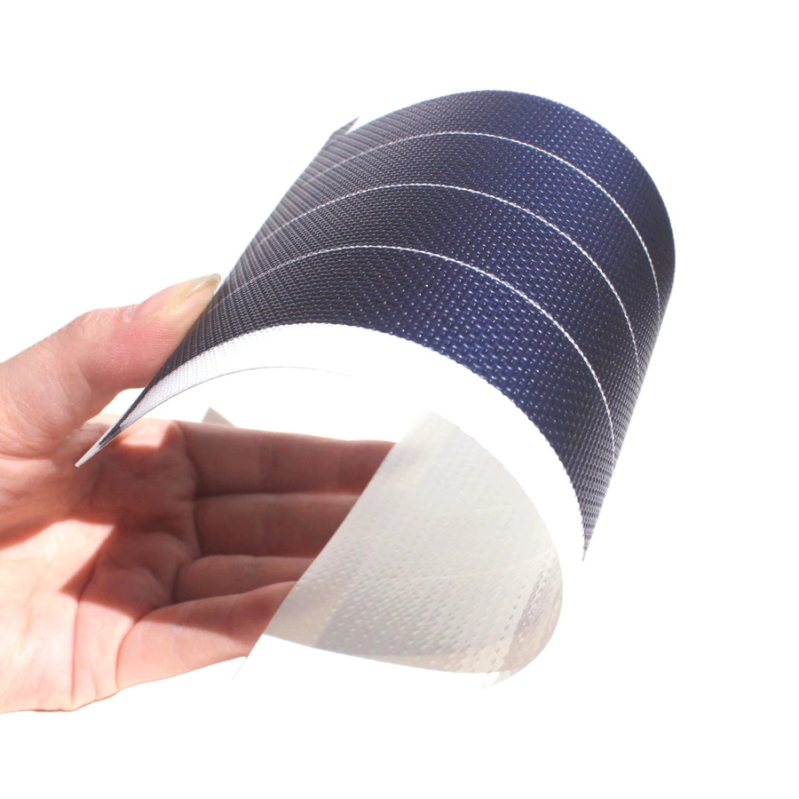 OUFON Flexibles Solarpanel aus amorphem Silizium als Outdoor-Ladegerät für Wohnmobile, Camping und tragbare Solarsysteme in Weiß oder Blau - Bild 5