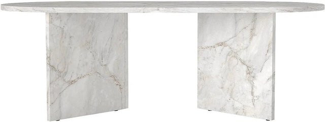 Couchtisch Topania von Vente-unique in Weiß mit einer Breite von 120 cm - Bild 1