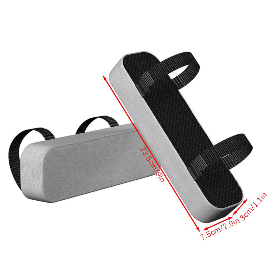 DOORSACCERY 2er-Set Stuhl-Armlehnenkissen aus Memory-Schaum in Schwarz, weiche Ellbogenpolster für Gaming- und Bürostühle, abnehmbarer und waschbarer Bezug - Bild 6