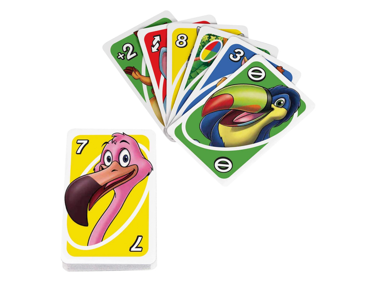 UNO Kartenspiel Junior Zootiere ab 3 Jahren - Bild 2