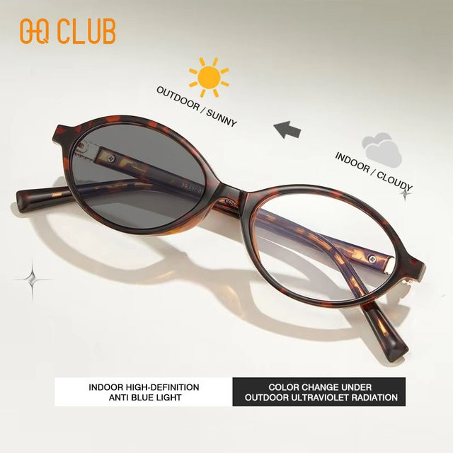O-Q CLUB Korrektionsbrille Damen, Vollrand, braun, Blaulichtfilter - Bild 1