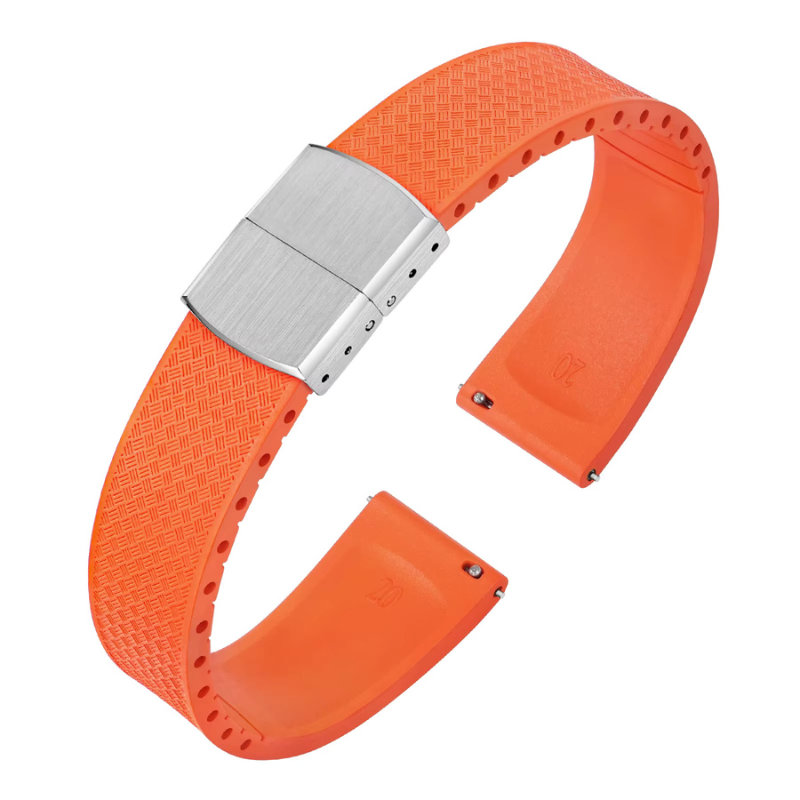 ibenifit Uhrenarmband Fluorkautschuk, Unisex, Schnellverschluss - Bild 2