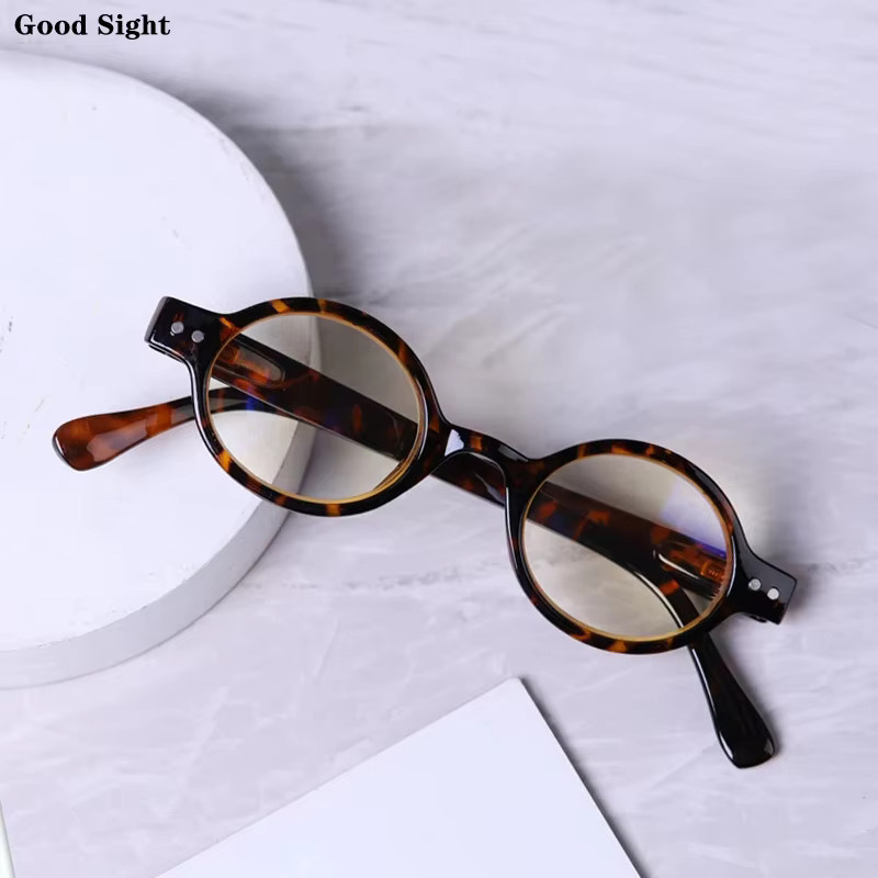 ONEVAN Lesebrille, Rund, Vollrand, Kunststoff, Rot, Unisex - Bild 2